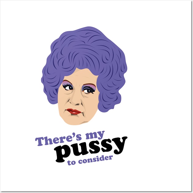 Mrs Slocombe from Are You Being Served? Wall Art by Greg12580